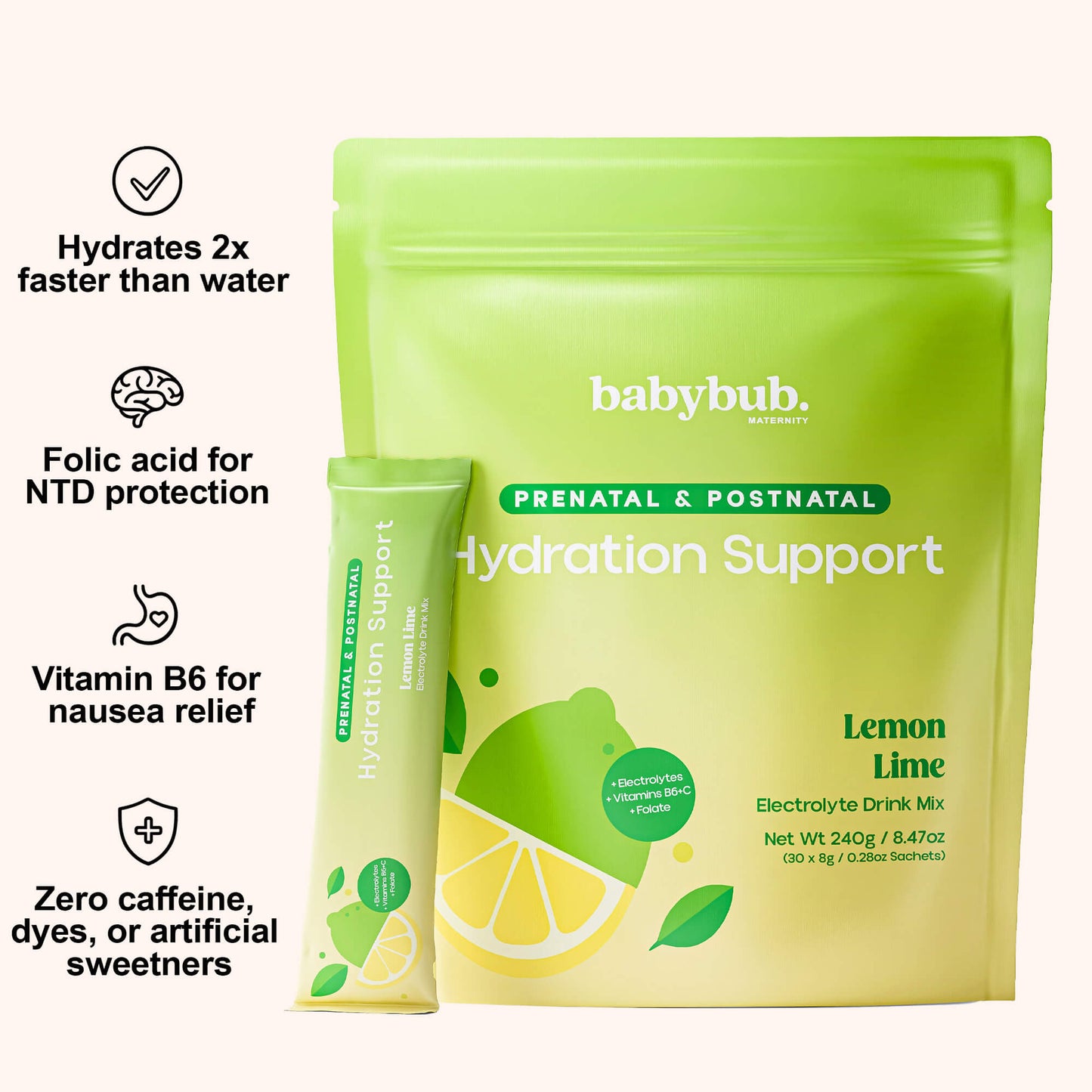 Bub's Pregnancy & Breastfeeding Hydration Support