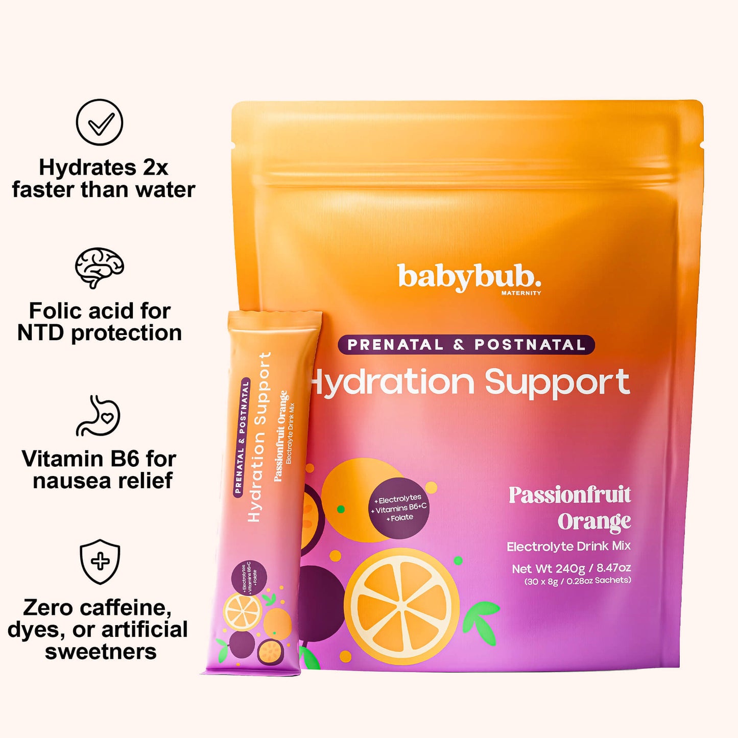 Bub's Pregnancy & Breastfeeding Hydration Support